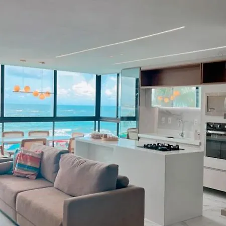 Porto de Galinha Apt luxo em frente ao mar-3